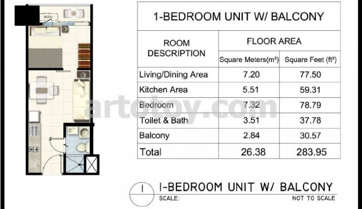 Photo 5 of BREEZE RESIDENCES  at Pasay City -  1 Bedroom with Balcony